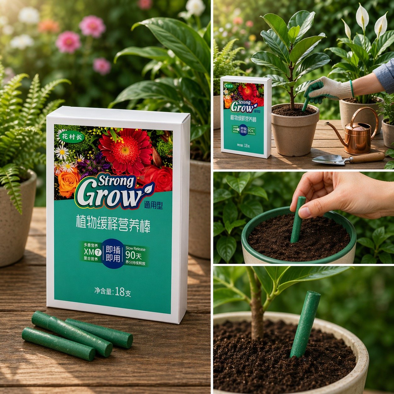Plant Growth Fertilizer Stick for Indoor & Outdoor Gardening (1 Box) । CN-105